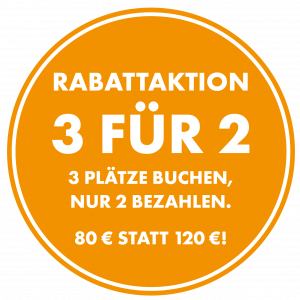 Rabattaktion "3 für 2"